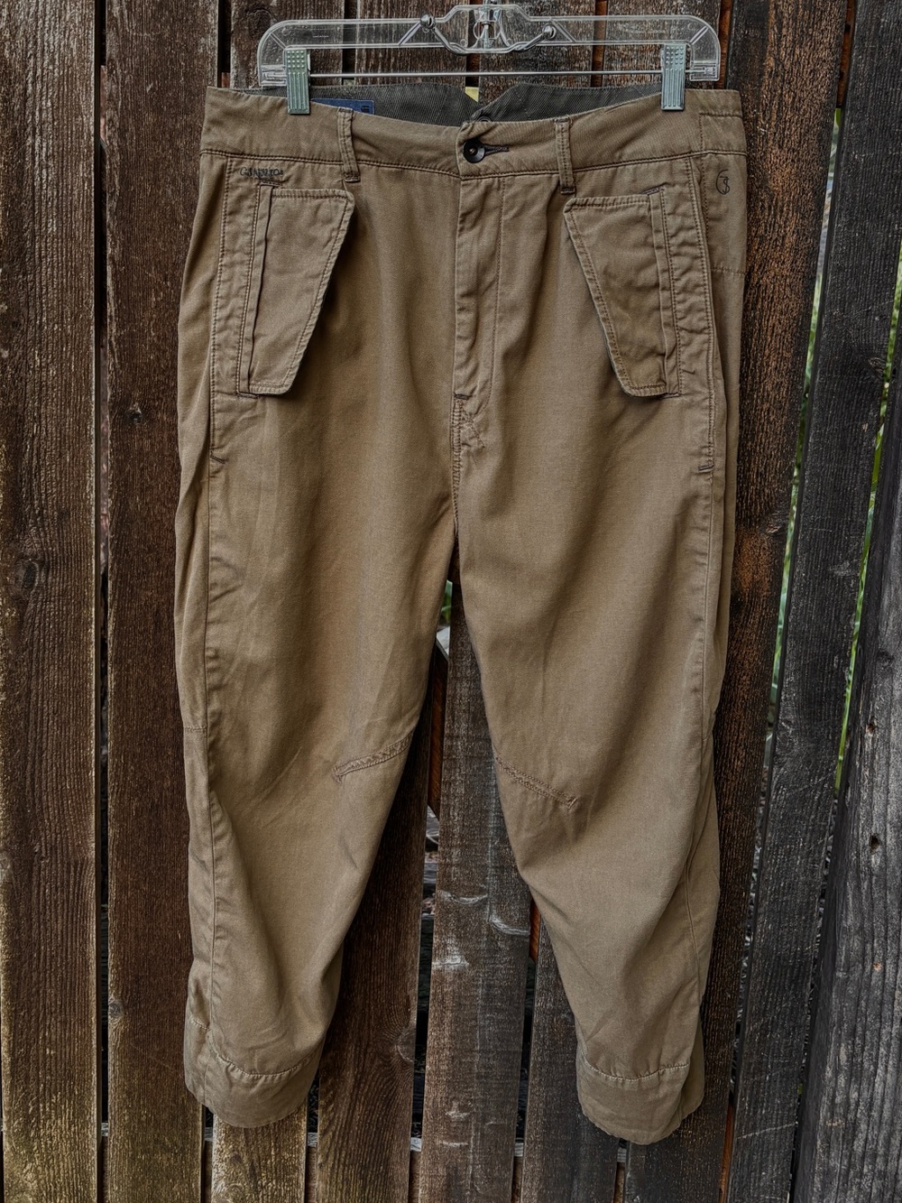 G-Star Avi Loose Crop Pant In Combat Sz 26